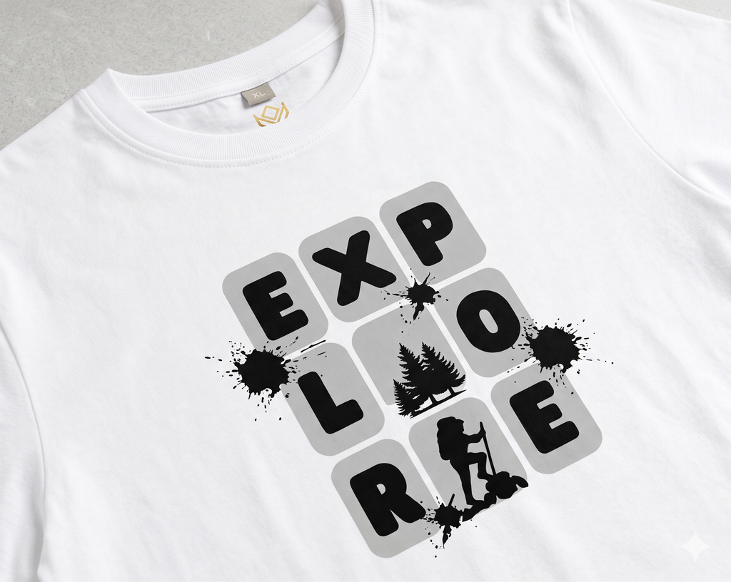 Explore Regular White Tee