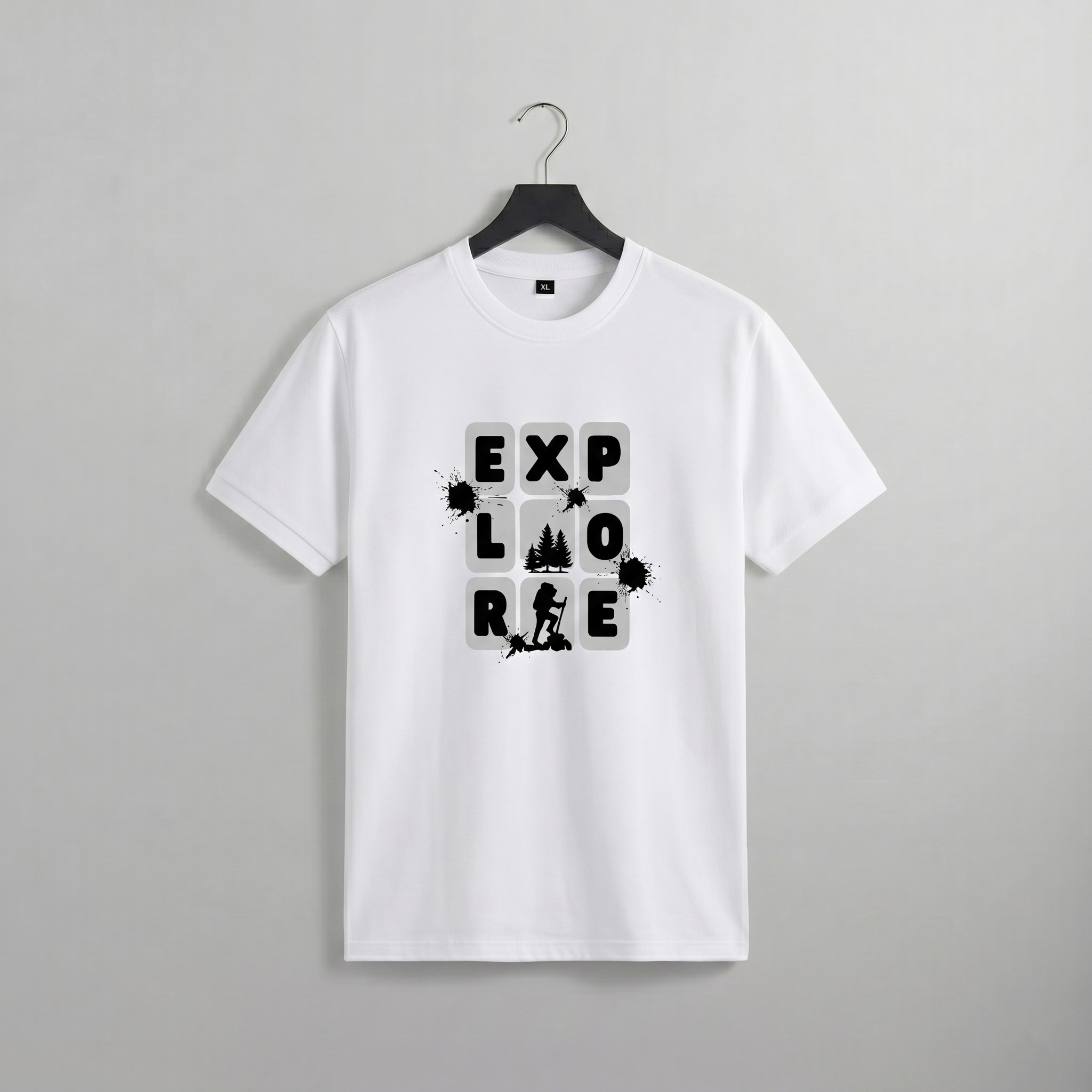Explore Regular White Tee