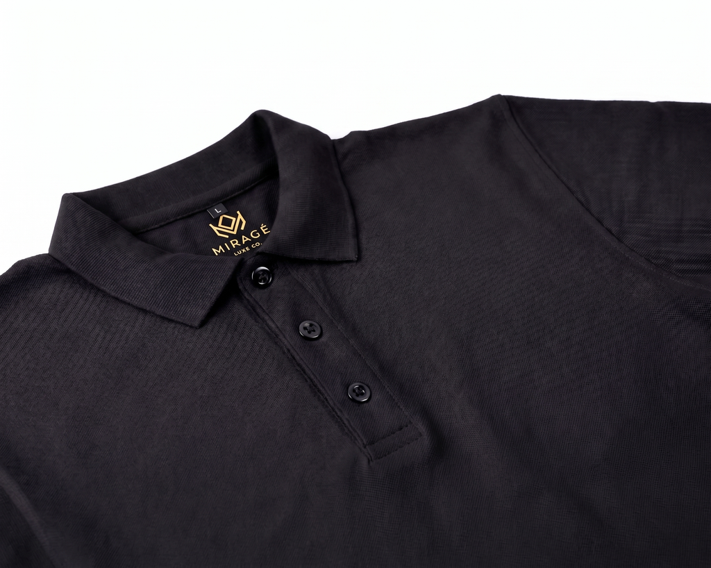 Classic Black Polo