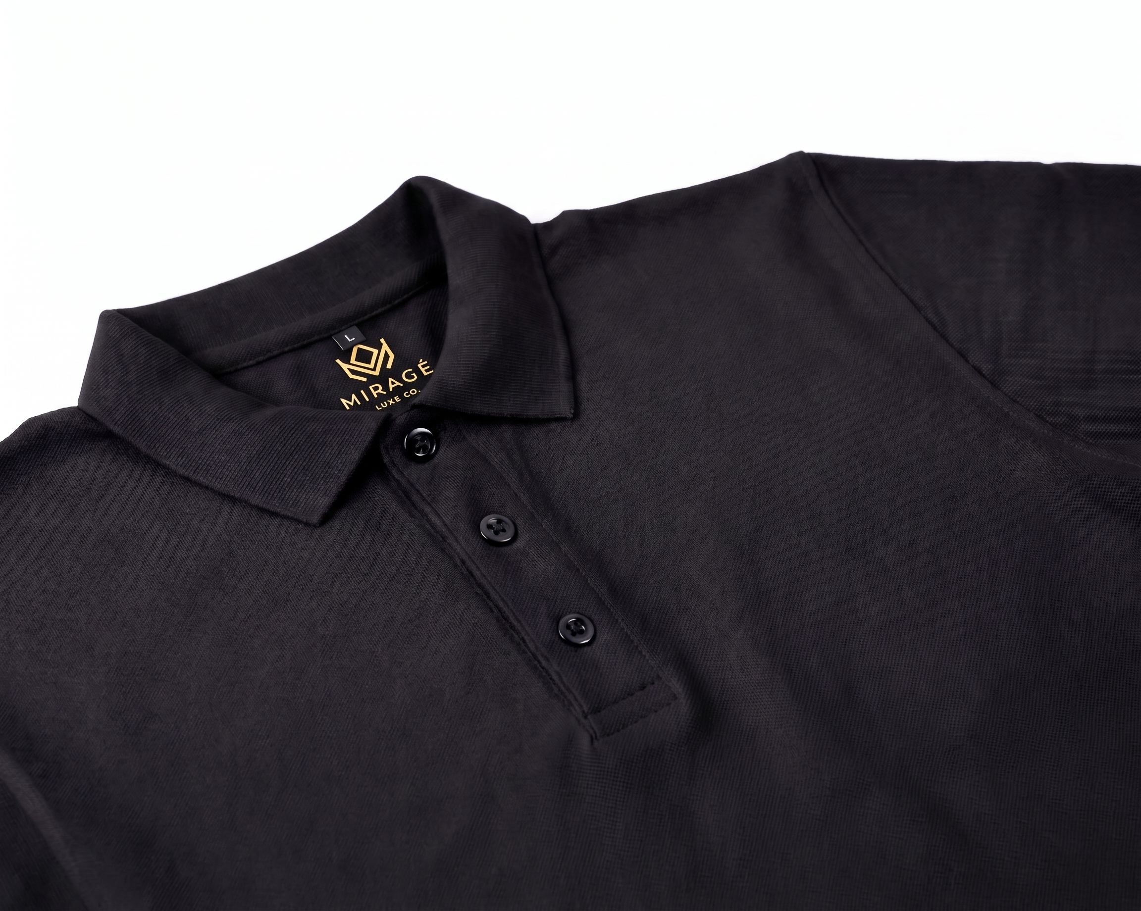 Classic Black Polo