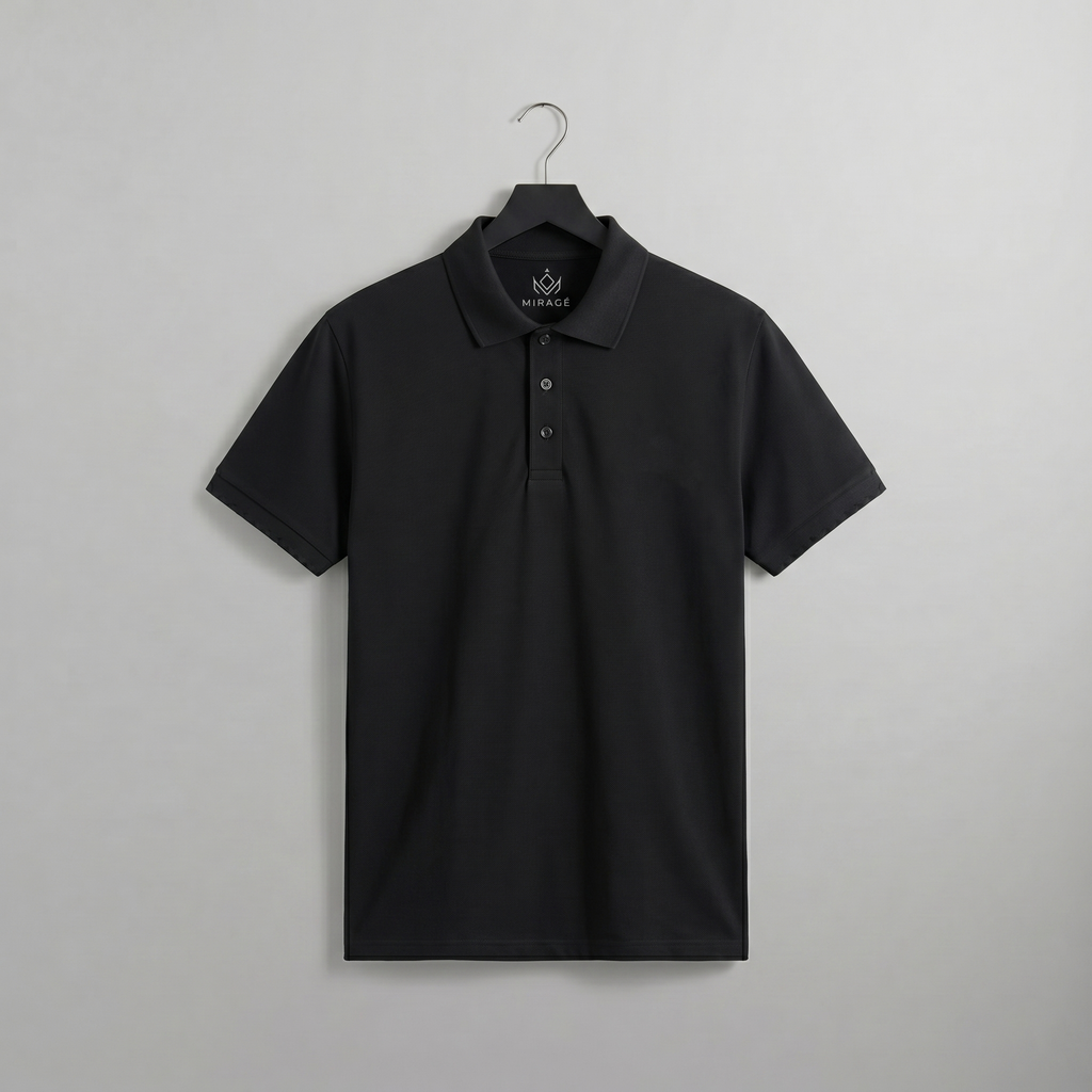 Classic Black Polo