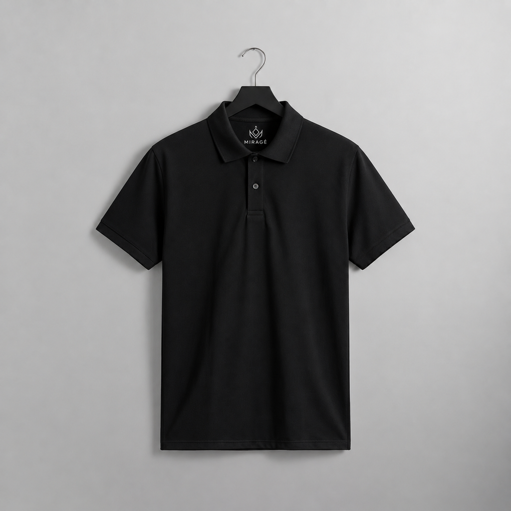 Classic Black Polo