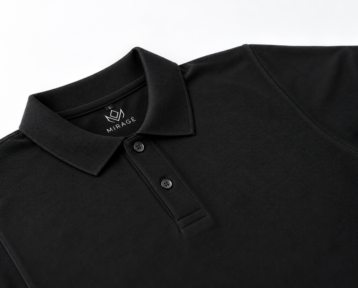 Classic Black Polo