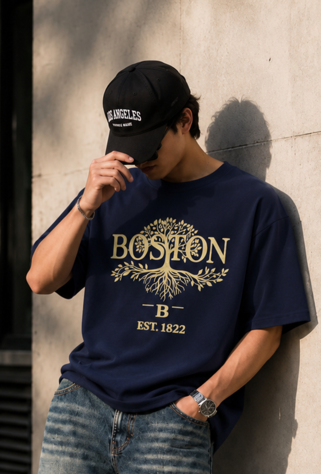 Boston Force Blue Oversize