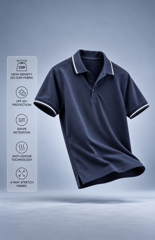 Classic Dark Blue Polo