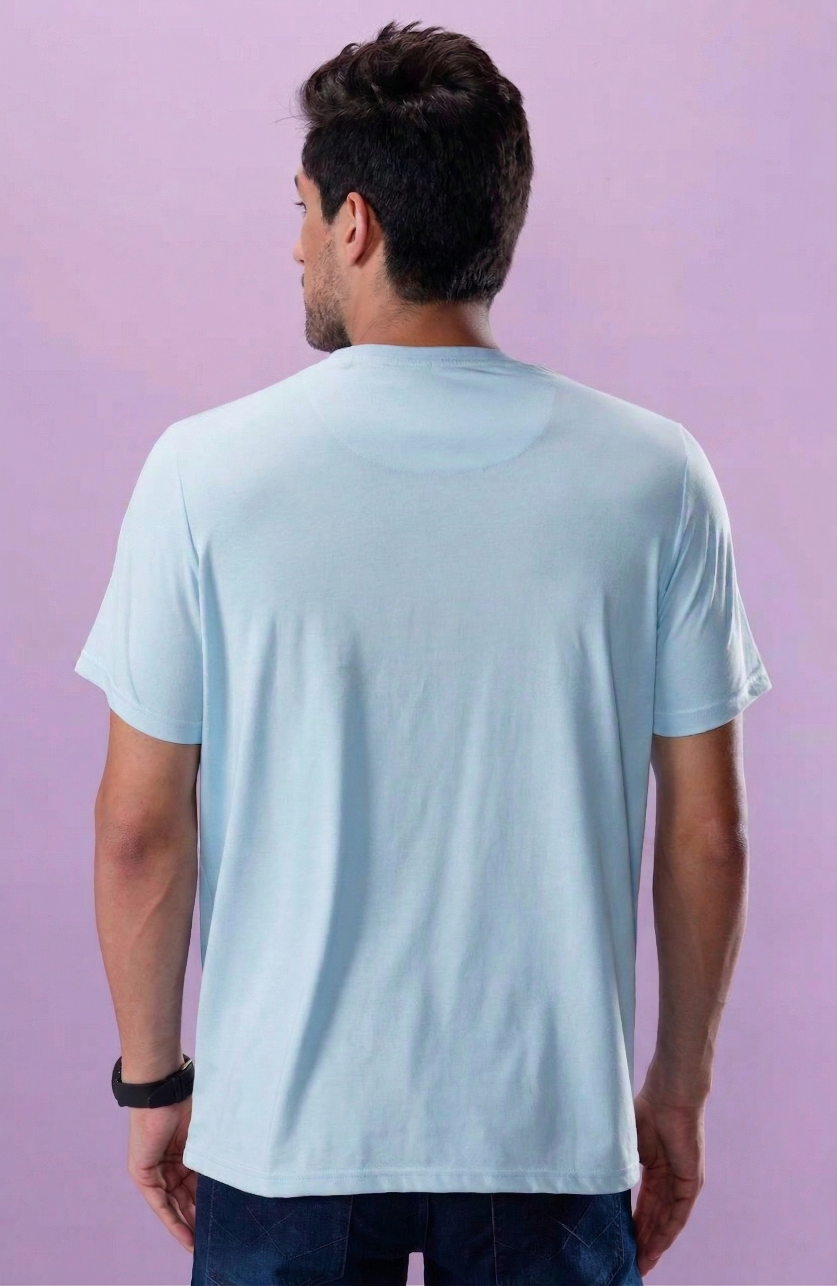 The Past Sky Blue Regular Tee