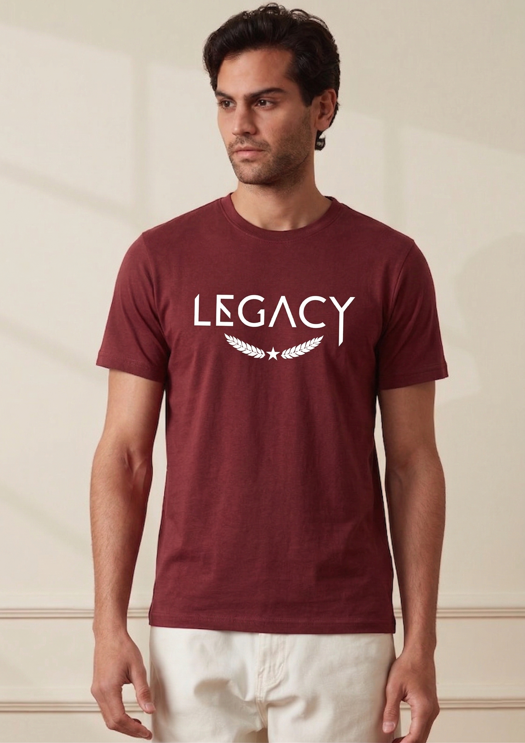 Legacy Maroon Regular Tee
