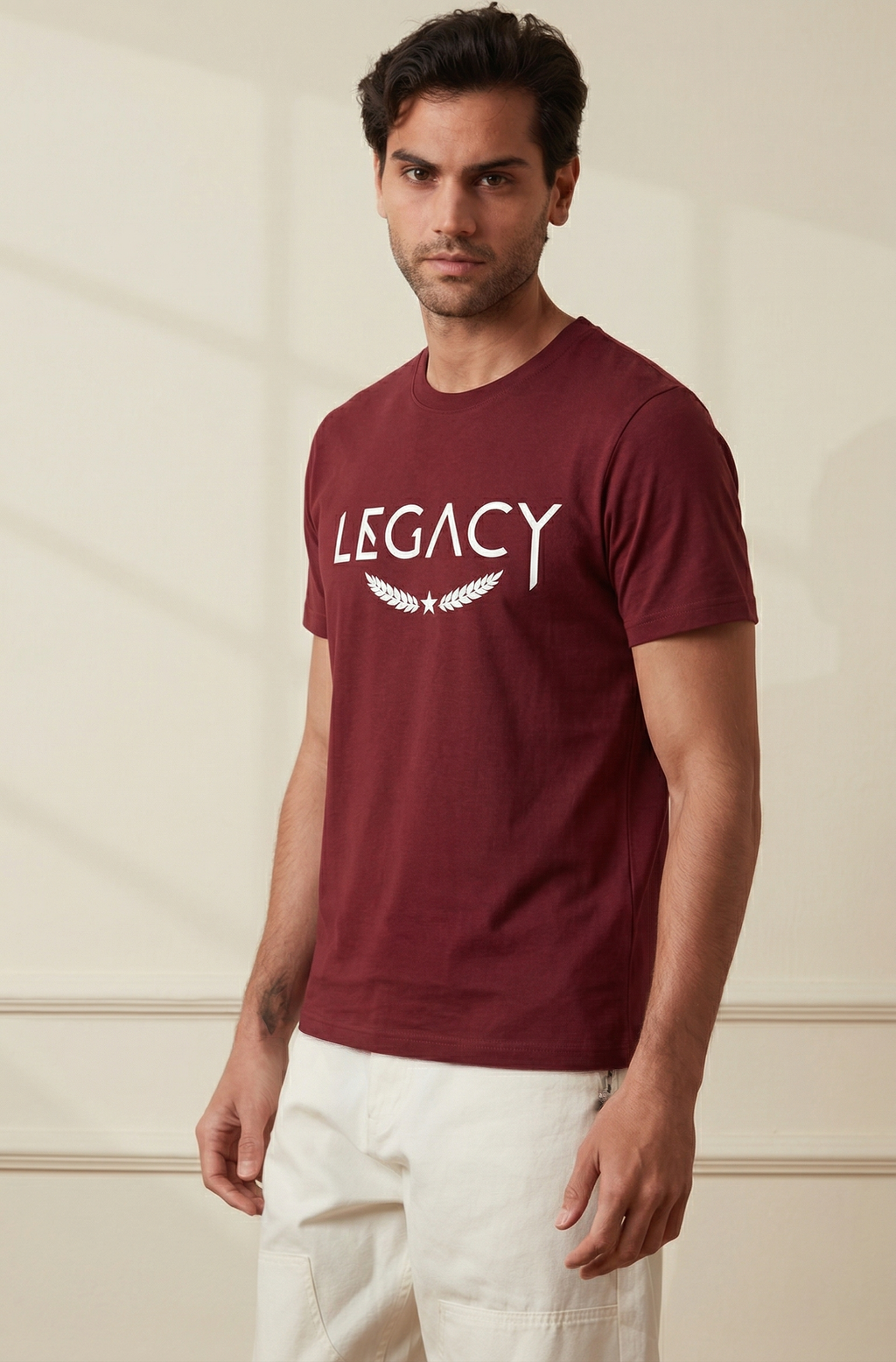 Legacy Maroon Regular Tee
