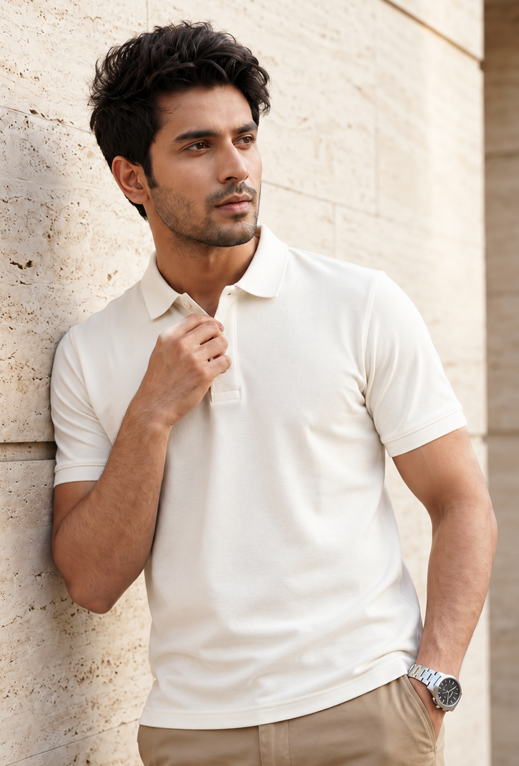 Classic  Off-White Polo