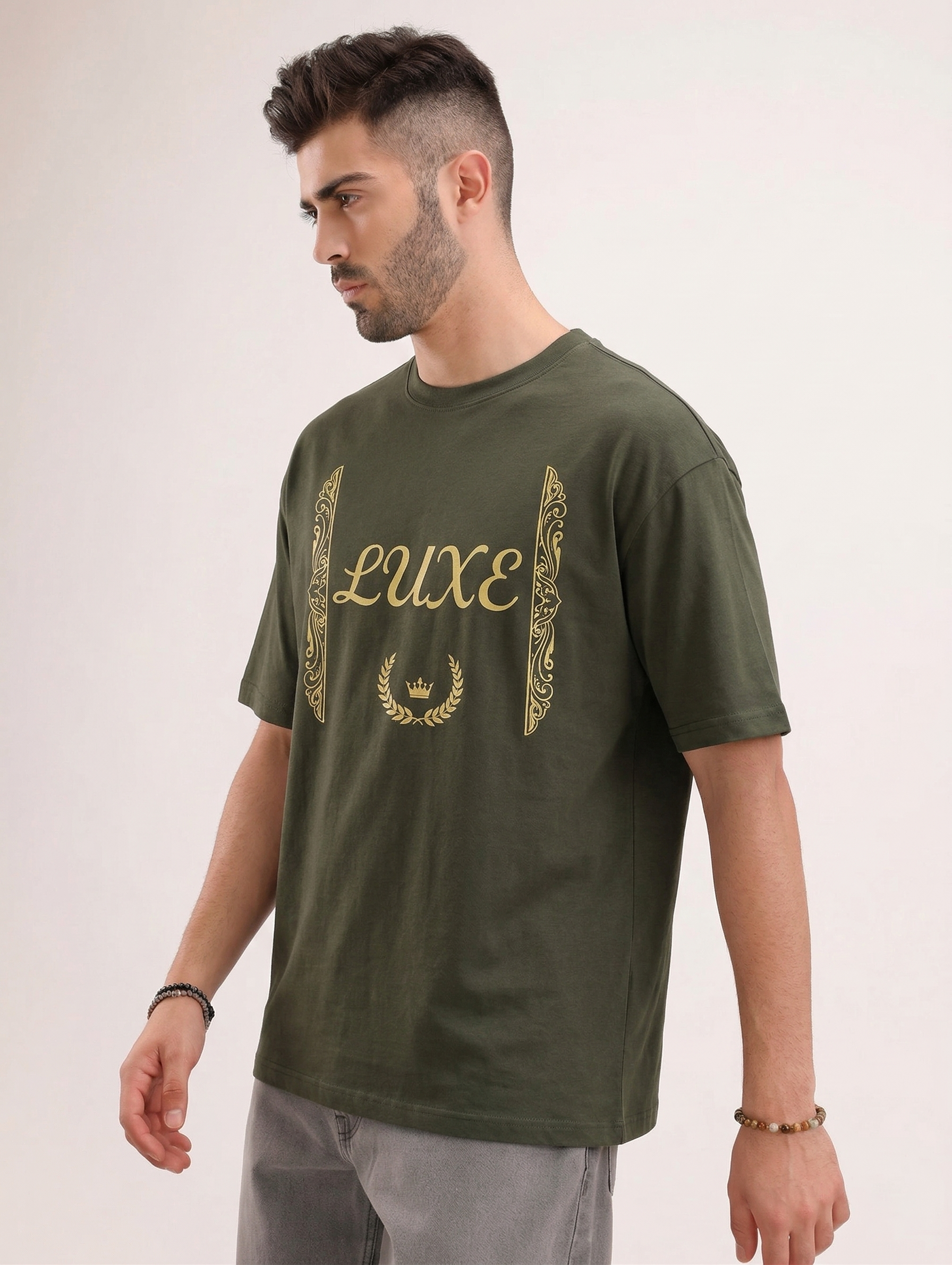 Luxe Teal Green Oversize Tee