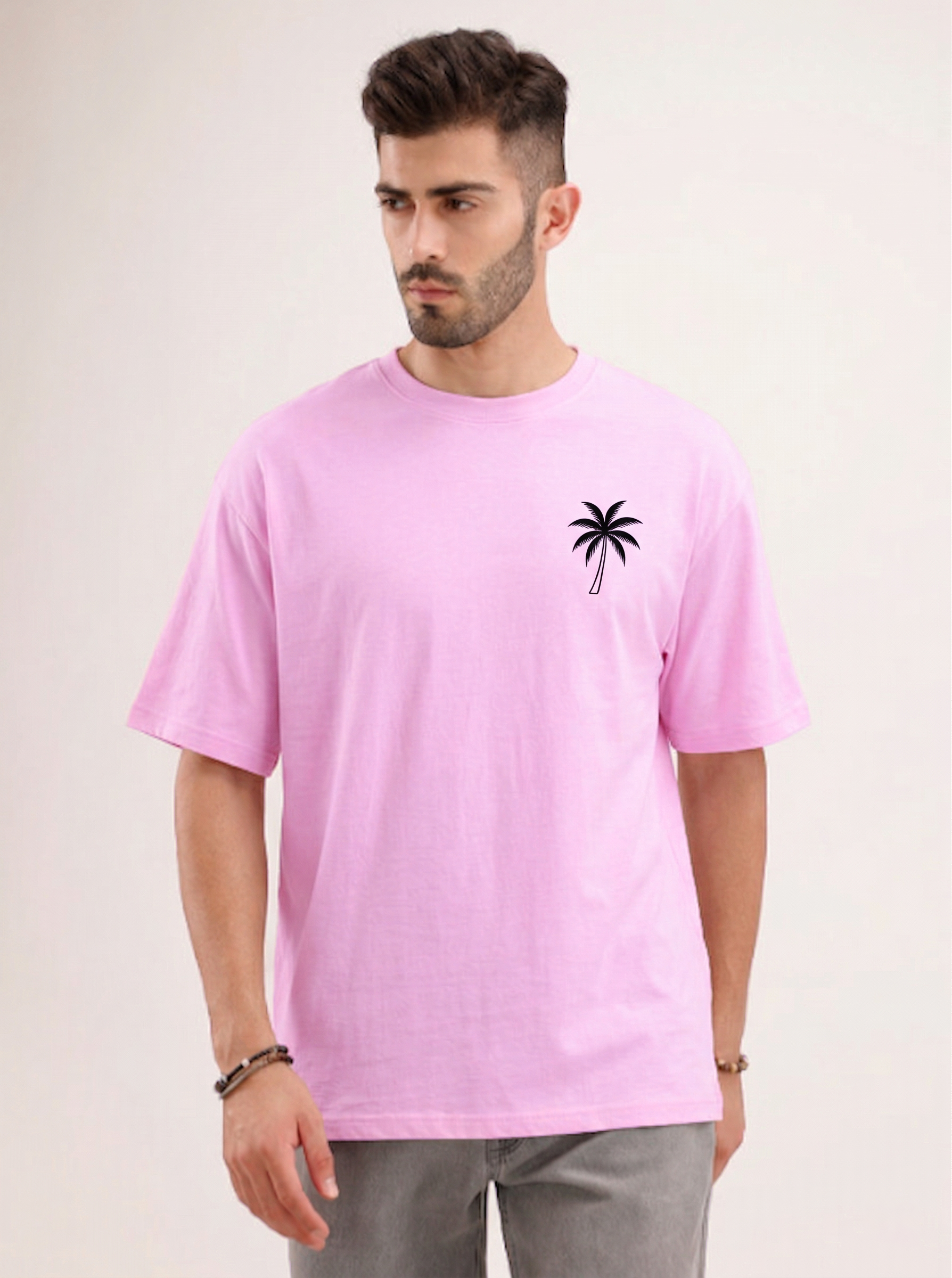 Los Angeles Pink Oversize Tee