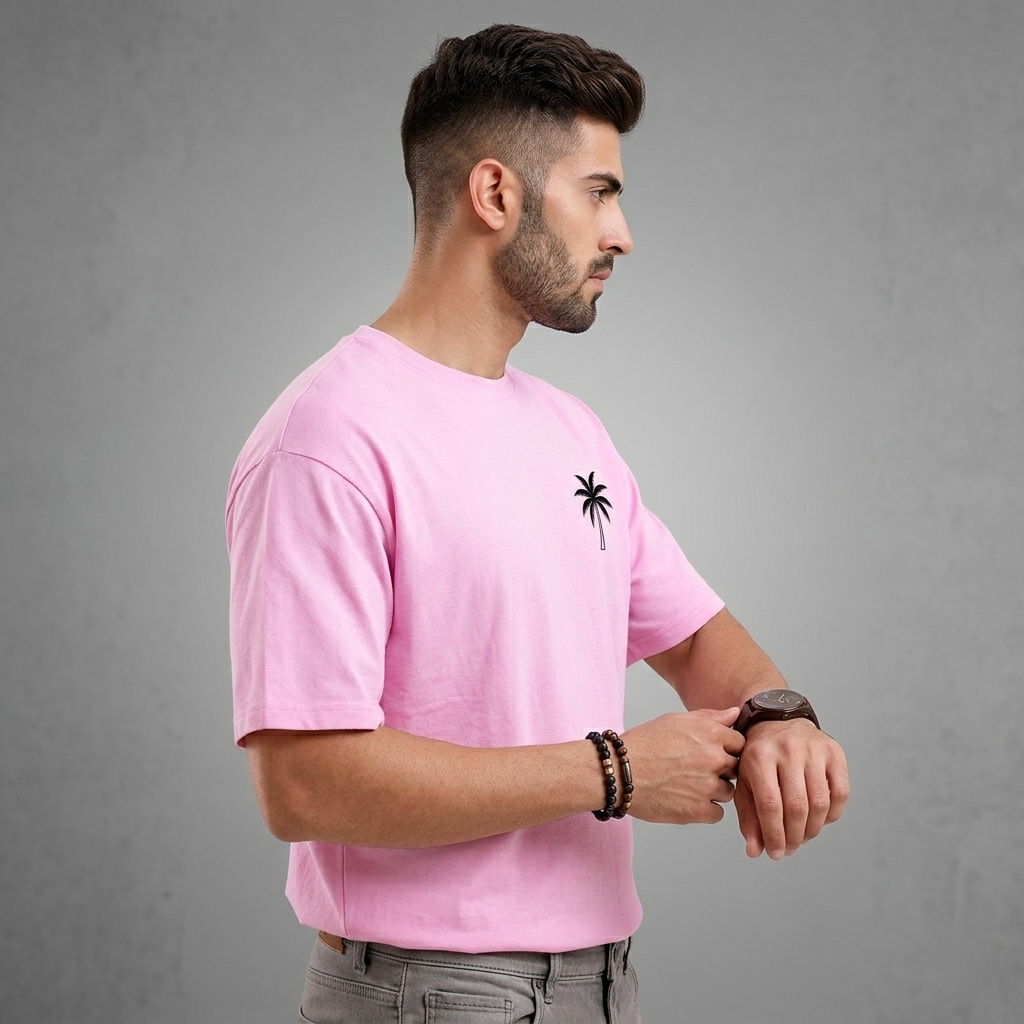 Los Angeles Pink Oversize Tee