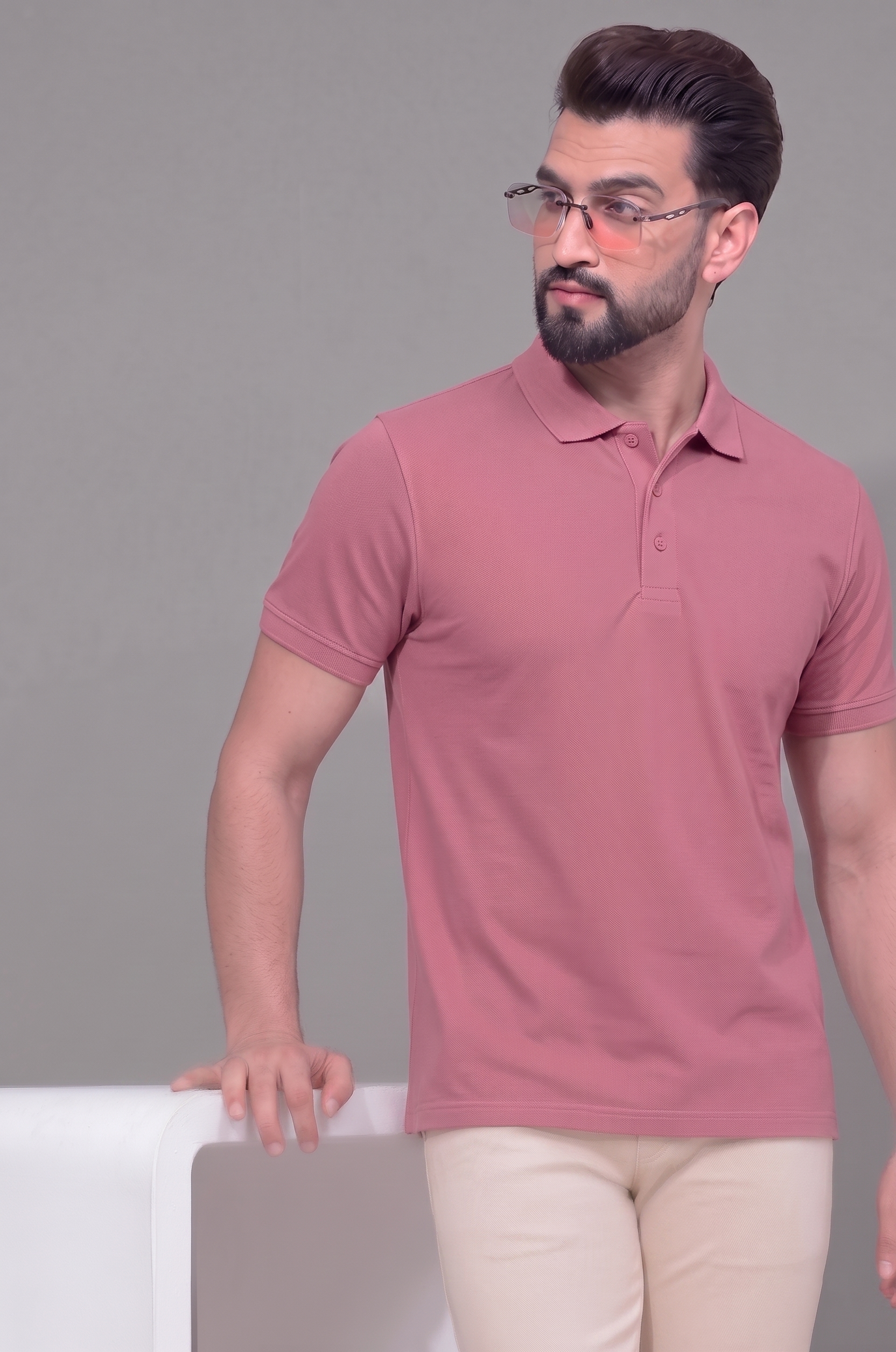Classic Onion Pink Polo