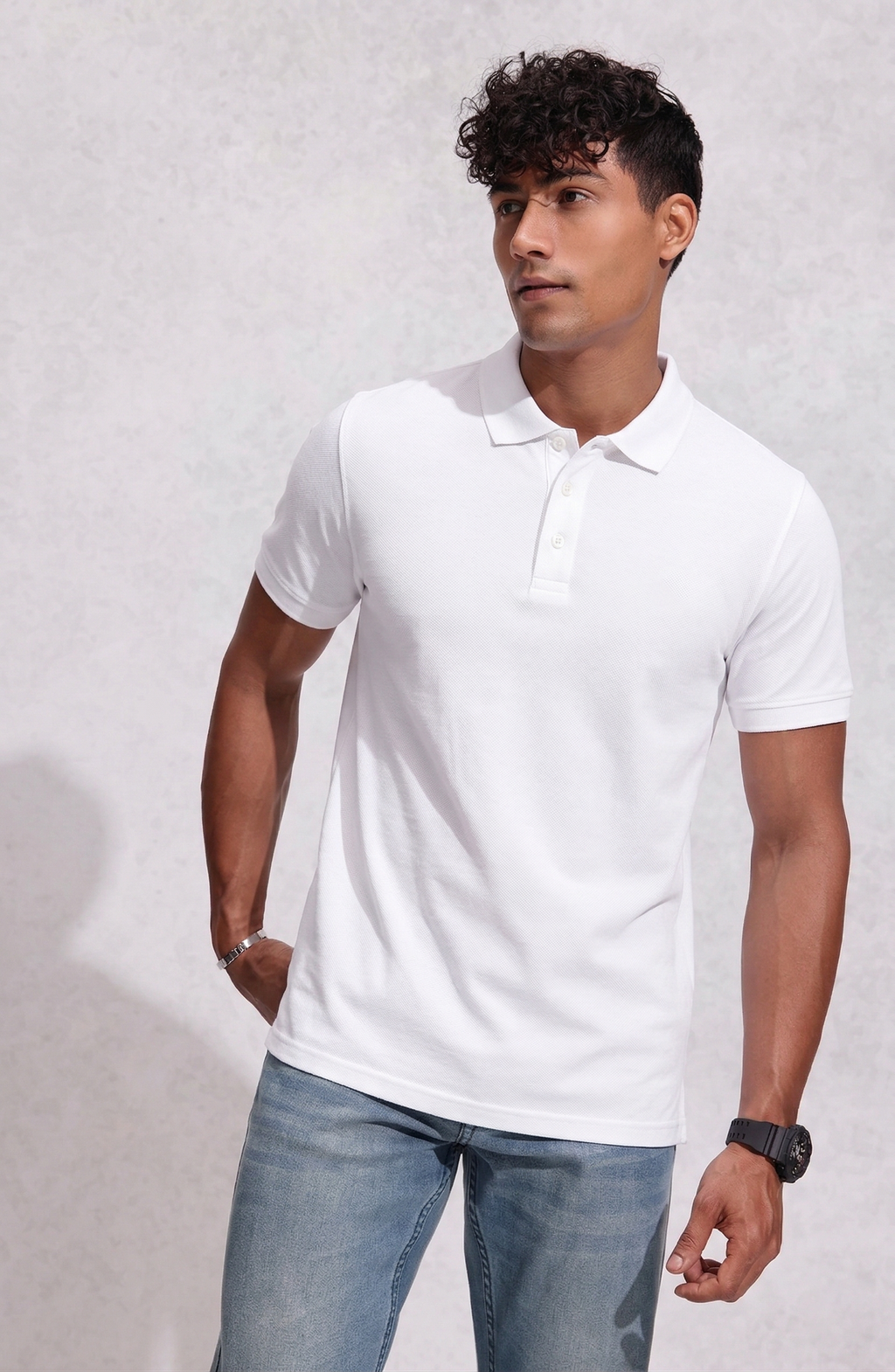 Classic White Polo
