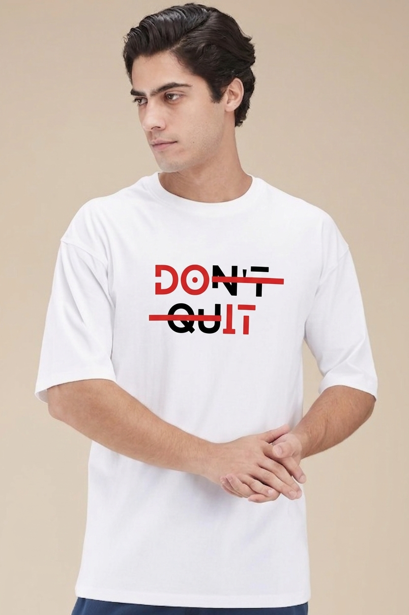 Do It Oversize White Tee
