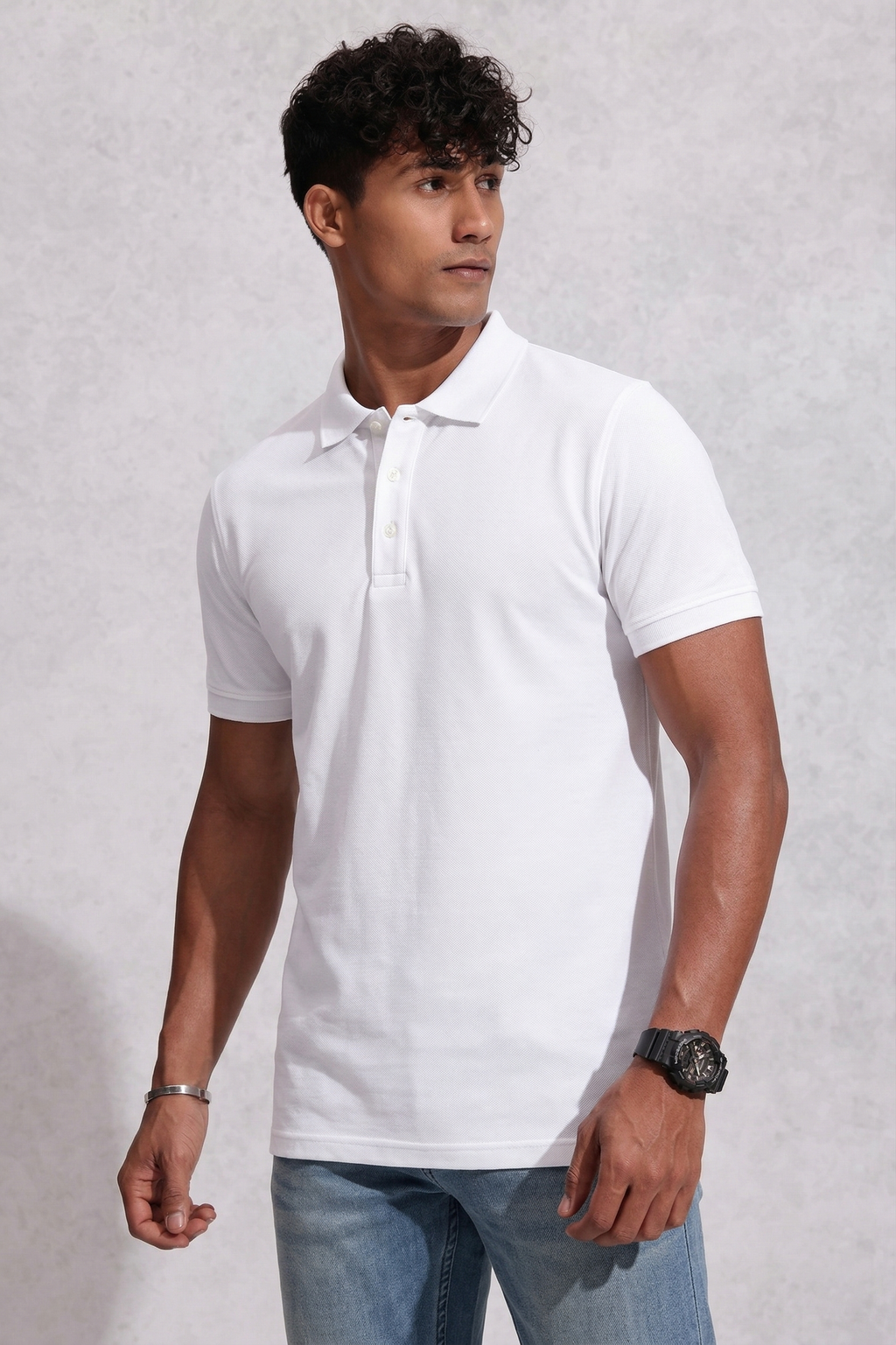 Classic White Polo